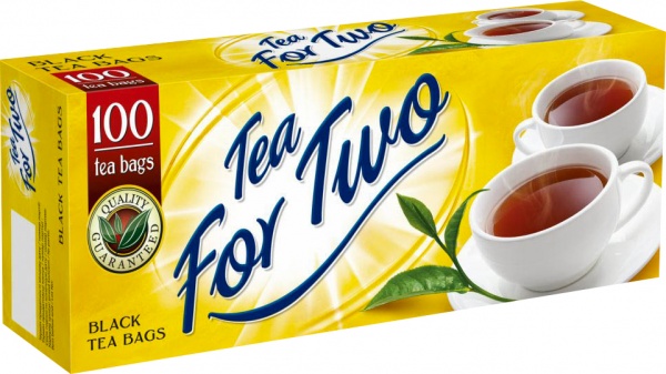 Чай черный Lіpton для Двух 1,4гx100 пакетиків 100 шт. 