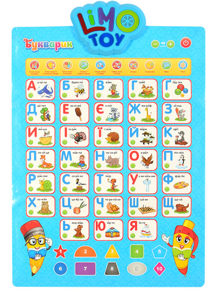 Інтерактивний плакат Limo Toy 7031 UA-CP