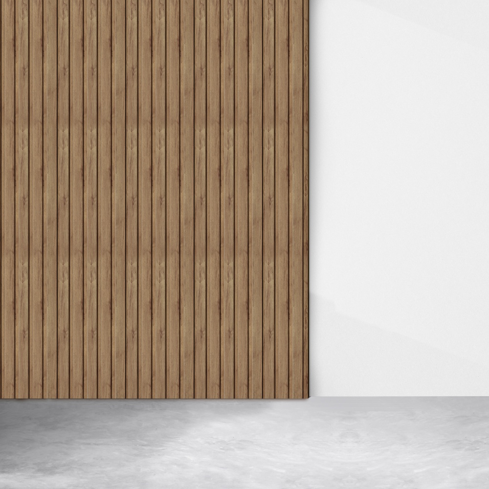 Реечная панель MARCO decor 1209-122-SP коричневое дерево 120х9х2900 мм