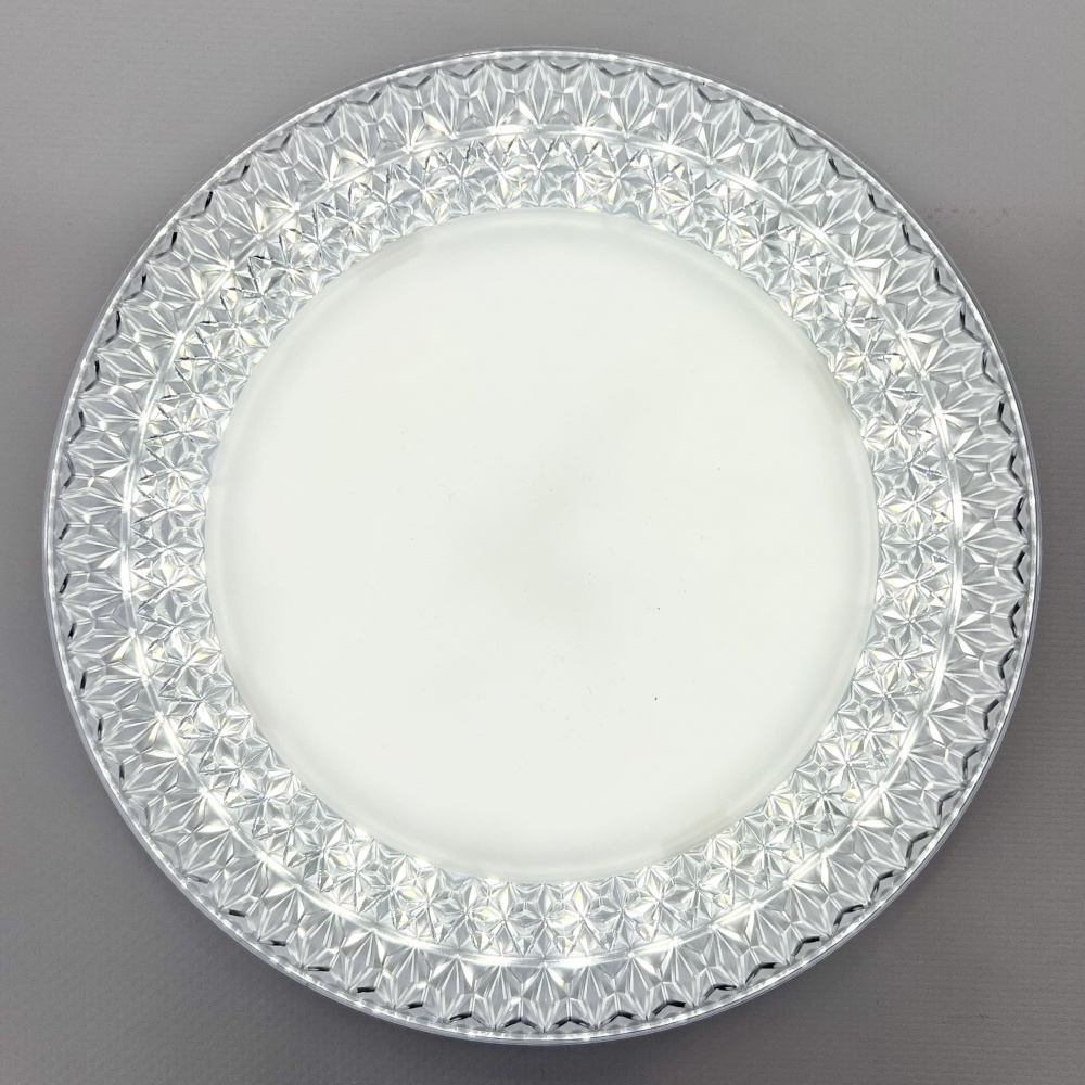 Світильник світлодіодний Sensio 24 Вт білий/прозорий 5000 К MIYA 24W R