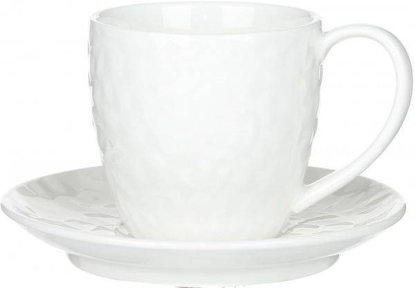 Чашка с блюдцем Chic 100 мл Fiora