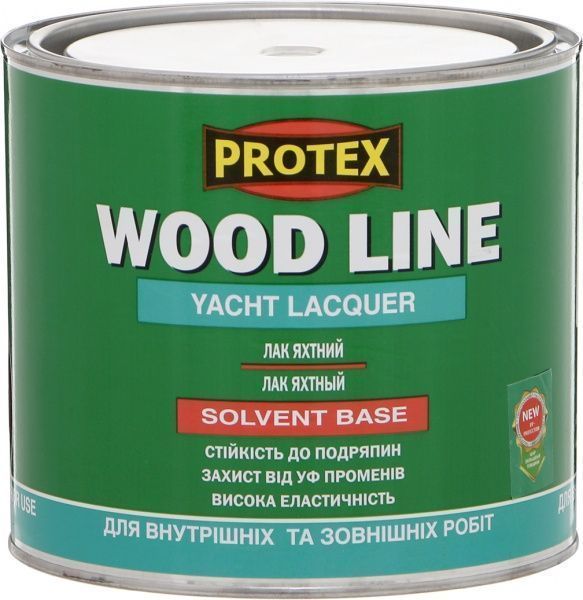 Лак яхтовий Yacht Lacquer Protex напівмат 2,1 л