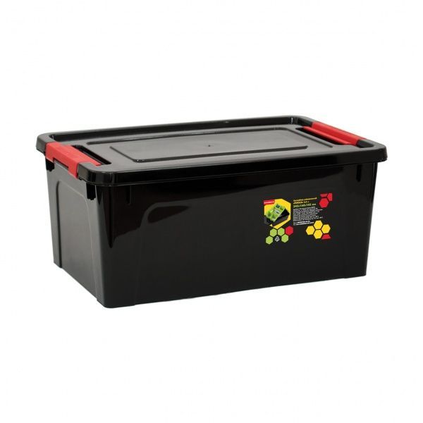 Контейнер-органайзер універсальний Алеана Tools 2,5 л чорний 105x160x245 мм