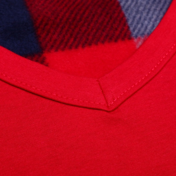 Костюм домашний женский La Nuit Home Red Check р. M синий с красным 