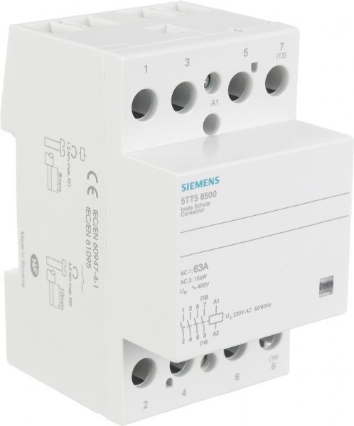 Контактор Siemens 4НО AC230V 63A 5TT5850-0