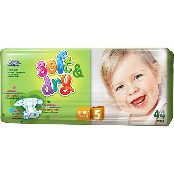 Подгузники Helen Harper Soft Junior 11-25 кг 44 шт