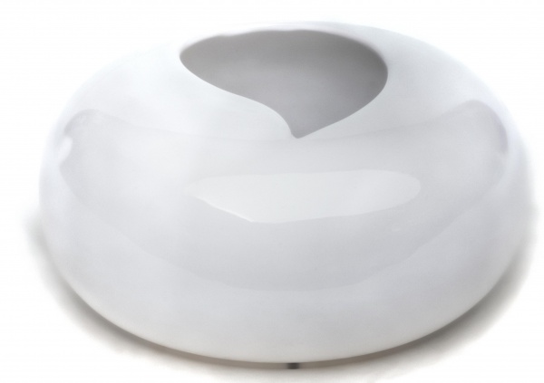 Кашпо Eterna SC 14x14x6,5 см 1310 круглий білий 