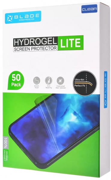 Защитная гидрогелевая пленка BLADE Hydrogel Screen Protection LITE (clear glossy) (2001000254477)  — фото 1