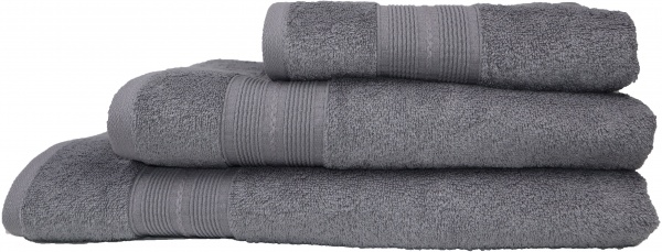 Полотенце махровое Savasan 100x150 см серый La Nuit 