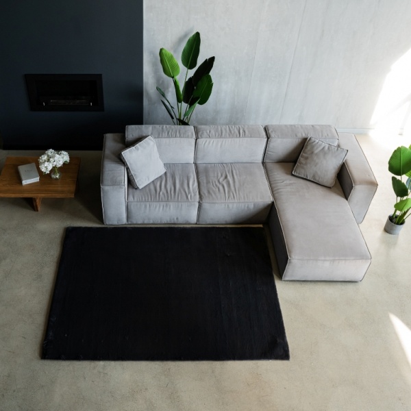 Коврик Dariana Rabbit Classic 160x220 см dark grey 