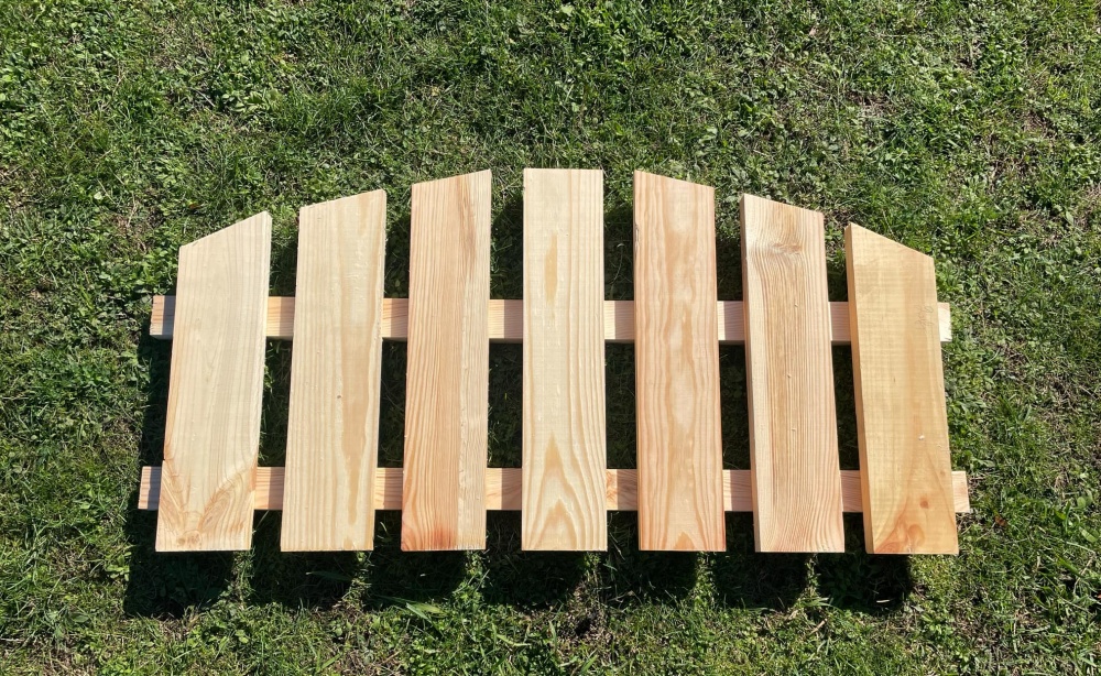 Декоративное ограждение дуга 800х400 мм