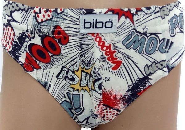 Трусы для мальчиков Bibo 21031 р.140 белый с красным 