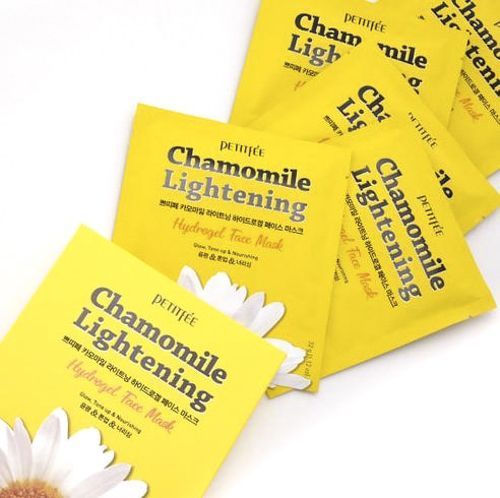 Маска Petitfee для лица гидрогелевая осветляющая с экстрактом ромашки 5 шт. 32 г