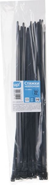 Стяжка кабельная Другое 7.2x400 мм 50 шт. черный 