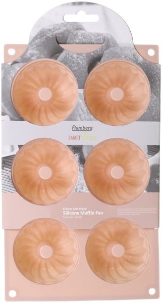 Форма для кексів З втулкою 32х18х2 см 6 шт. 51618432 Flamberg Smart Kitchen
