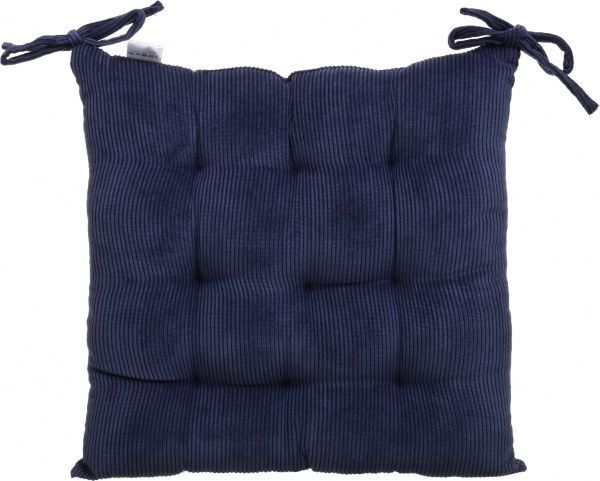 Подушка на стул Велюр деним Luna