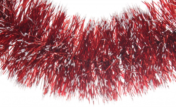 Дождик новогодний элит 10 3 м красный