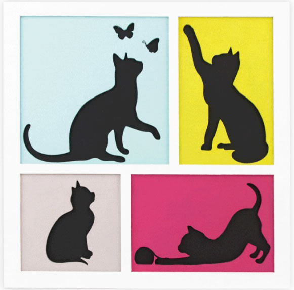 Набір для малювання картина 3D 4 Cats (N0003501) 30х30 см Rosa Talent 