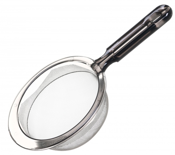 Сито с ручкой grey 13 см нержавеющая сталь пластик UP! (Underprice)