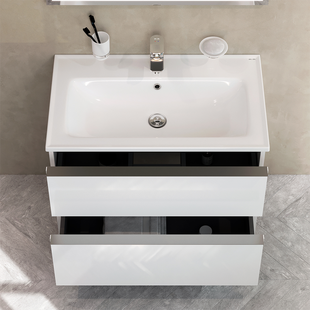 Тумба підвісна AM.PM MTA-FHX0802WG-WCC0802WG X-Joy S