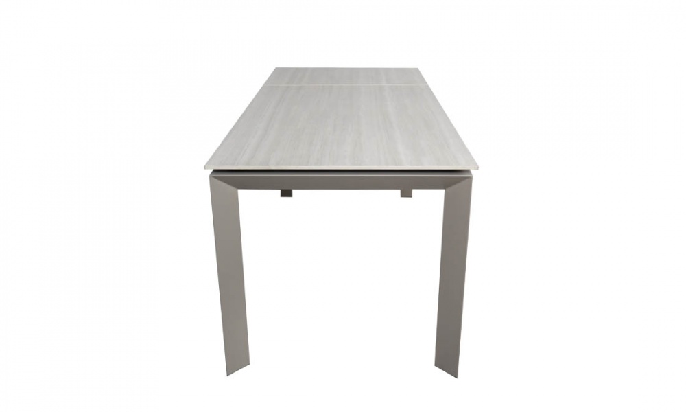 Стіл обідній Ларс 1200(1700)x800x750мм бежевий матовий/бежевий