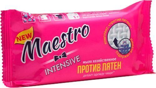 Господарське мило Maestro Інтенсив проти плям 125 г 1 шт./уп.