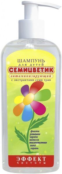 Шампунь детский Фитодоктор Семицветик с экстрактами 7 трав 200 мл