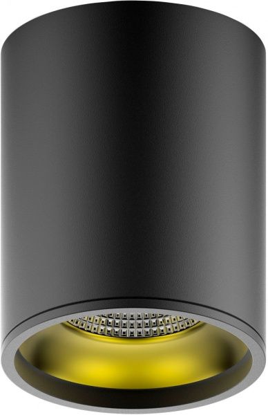Светильник точечный Gauss HD008 LED 12 Вт 3000 К черный/золото