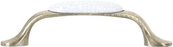 Меблева ручка форфор 96 мм антична бронзаL1947-96-MLK4 96 мм антична бронза 1108-AB