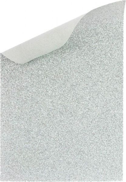 Флізелін з блискітками MX61887 20х30 см сріблястий