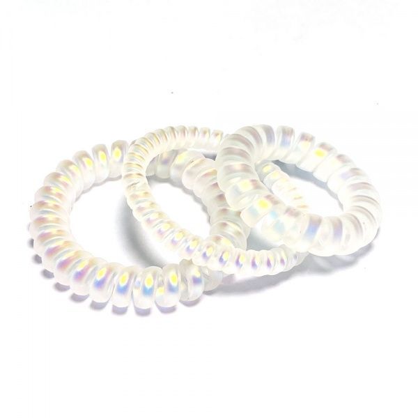 Набір резинок MARI N білі матові 3 шт.