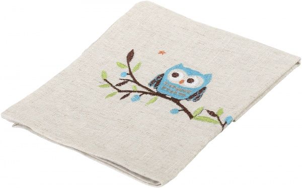 Полотенце кухонное Совы 35x60 см бежевый 