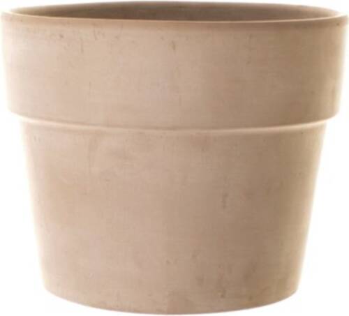 Кашпо керамическое DEROMA Перфетто круглый 0,9 л мокко 
