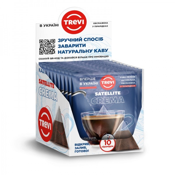 Кофе молотый Trevi в пирамидках Crema 10 г