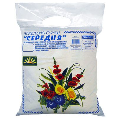 Суміш грунтів Середня 7 л