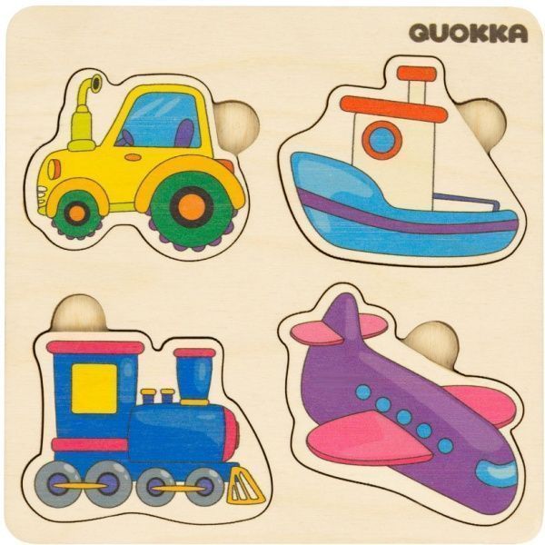 Пазл-вкладиш Quokka 4 Транспорта 6333906