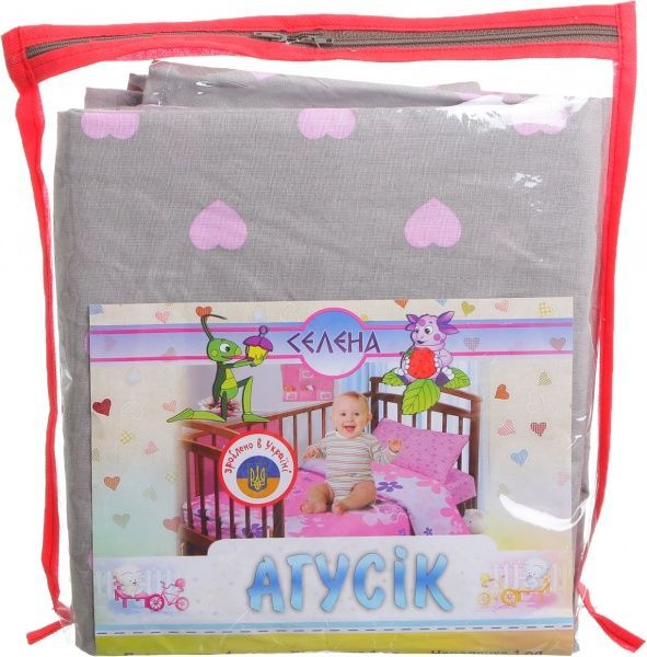 Комплект постельного белья Україна «Розовое сердечко» 