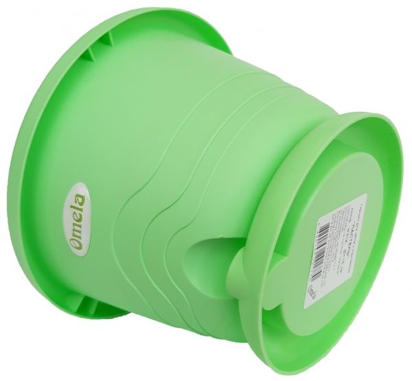 Горщик пластиковий Пастель 0,5 л круглий м'ятний 