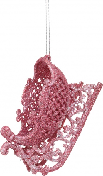 Декоративна підвіска Санчата 12 см рожевий HFK912P