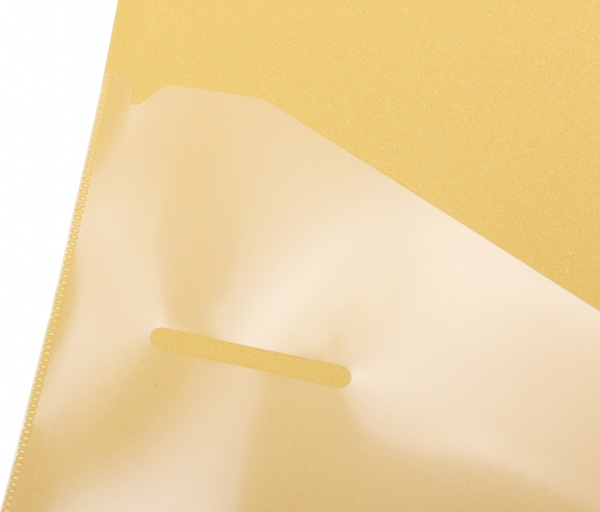 Скоросшиватель A4 с пружинным механизмом Clip A желтый UP! (Underprice)