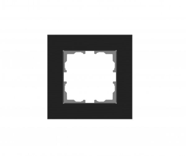 Рамка одномісна HausMark Stelo універсальна графіт 501-6644-146