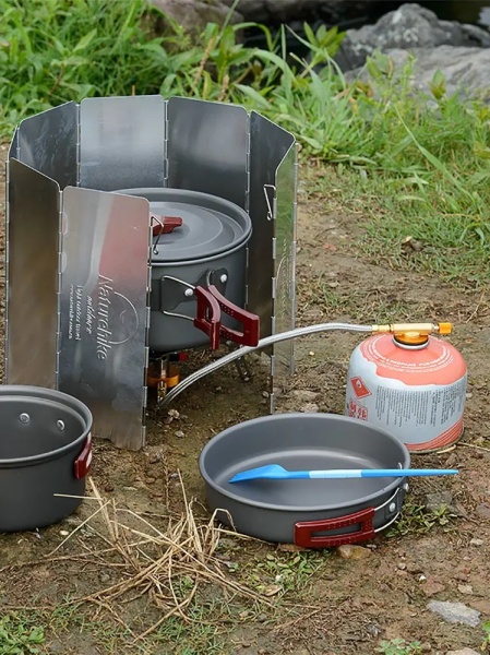 Naturehike Вітрозахисний екран для пальника NH 10 NH20CJ008 steel 