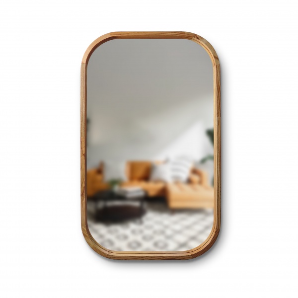 Дзеркало настінне Luxury Wood Reliability SLIM ясен темний 600x800 мм 