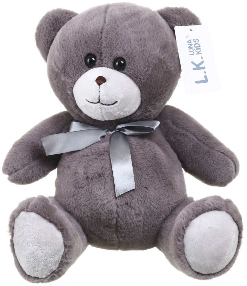 М'яка іграшка Luna Kids Ведмідь 33 см сіро-блакитний HF10926