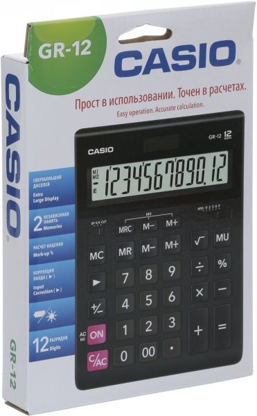Калькулятор GR-12-W-EP Casio