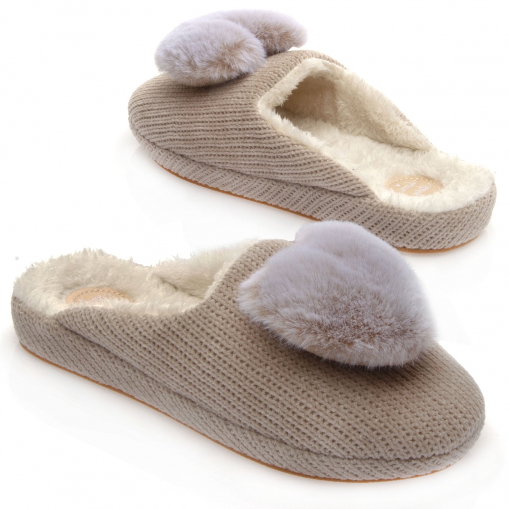 Капці домашні Home Story 251809-10 р.39 бежевий