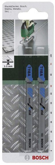 Пилка для електролобзика Bosch T118А 2 шт.