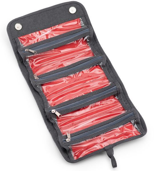 Органайзер дорожный для мелочей ТрендБай Зиппин серый