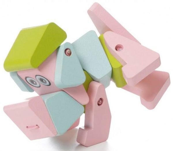 Игрушка деревянная Cubika Собака акробат LA-1