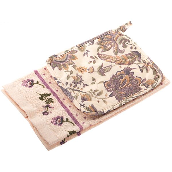 Набір кухонний Underprice Флора прихватка + рушник